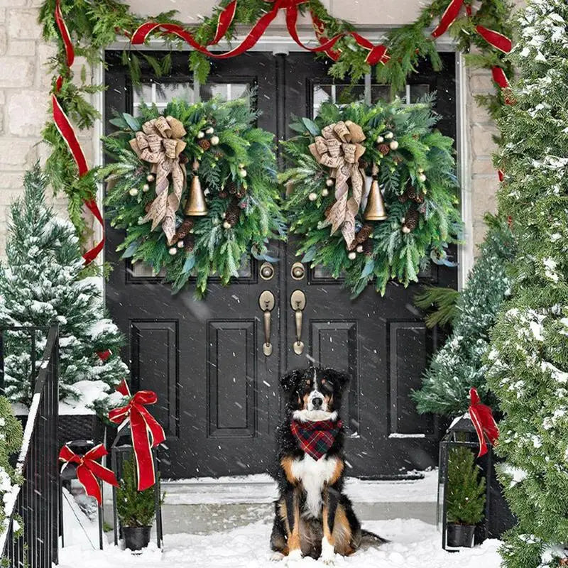 Christmas Garland Bell Wreath