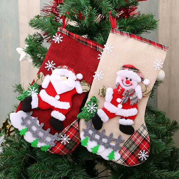 4Pcs Christmas Stockings Set