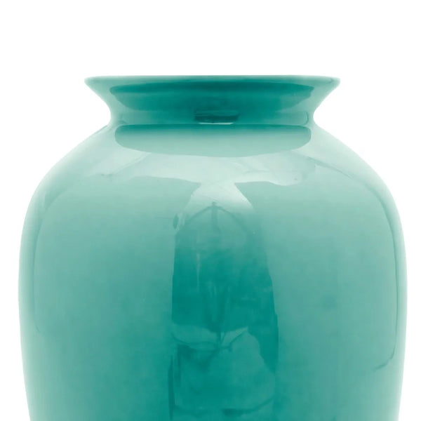 Turquoise Tung Chi Vase - jenshomeandgardendecor