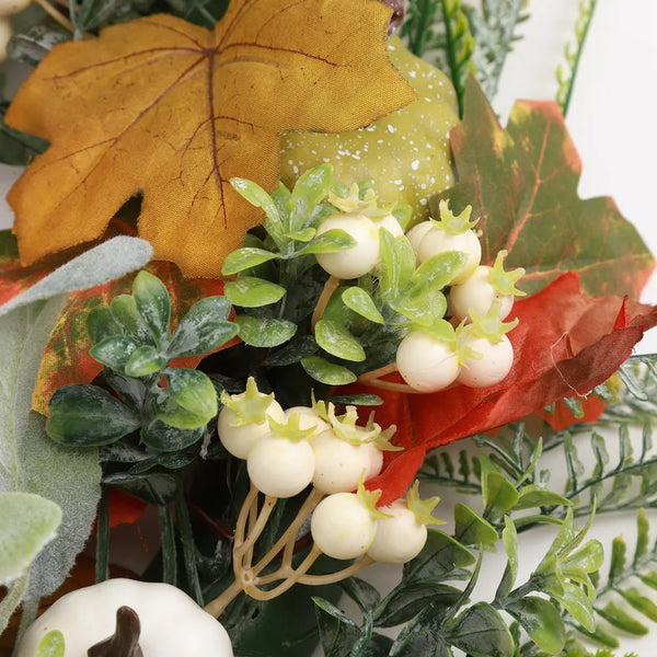 45cm Fall Wreaths for Front Door - jenshomeandgardendecor