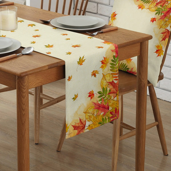 Fall Style Table Runner - jenshomeandgardendecor