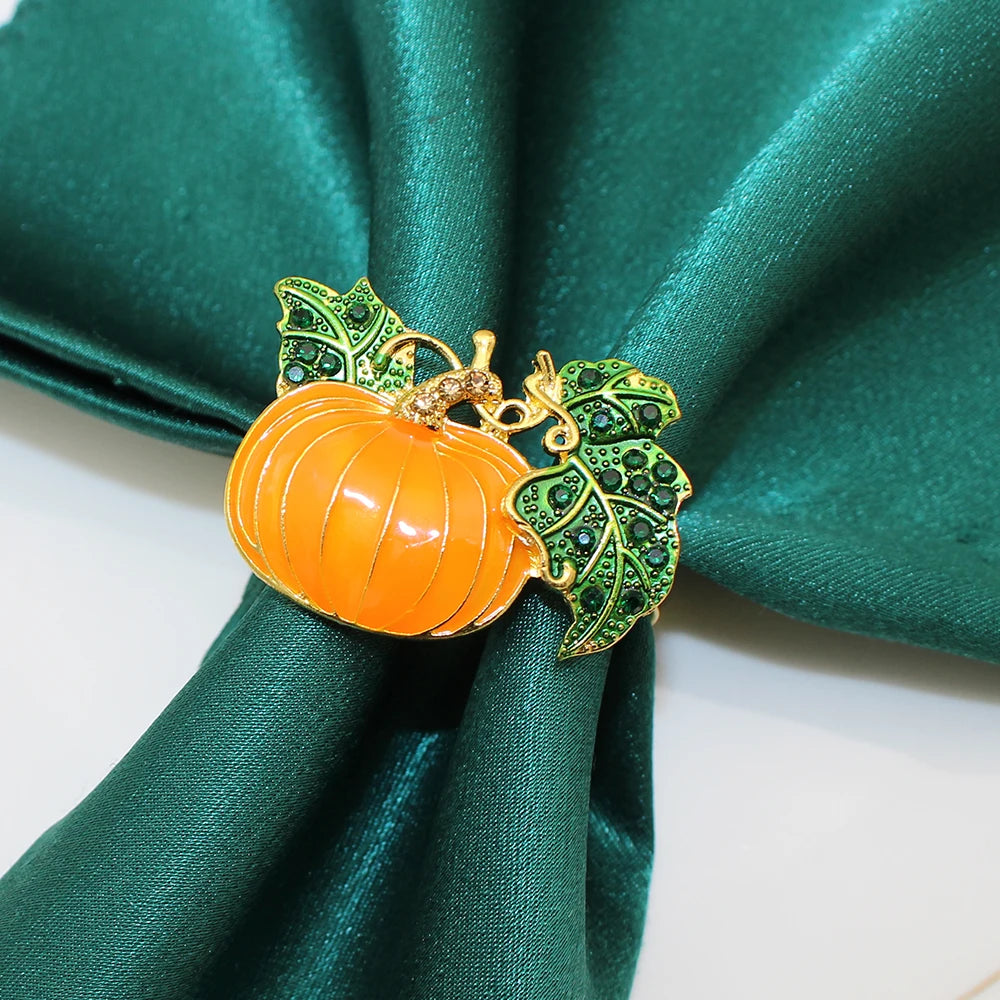 1Pcs Thanksgiving Fall Leaf Napkin Rings