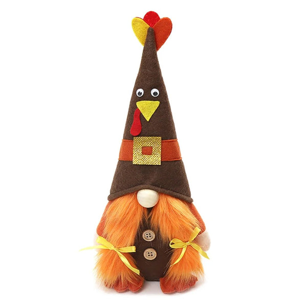 Thanksgiving Turkey Doll Decoration - jenshomeandgardendecor