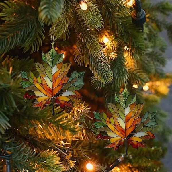 Artificial Acrylic Maple Leaf
