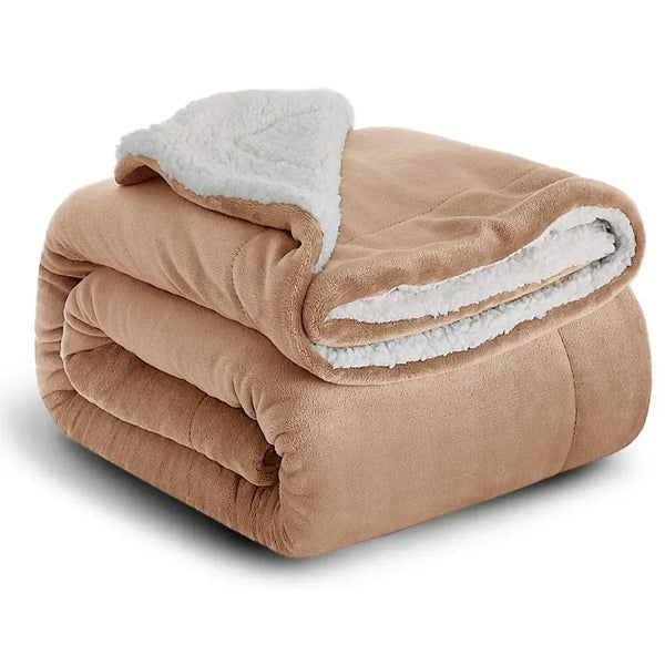 Large Sherpa Fleece Blanket