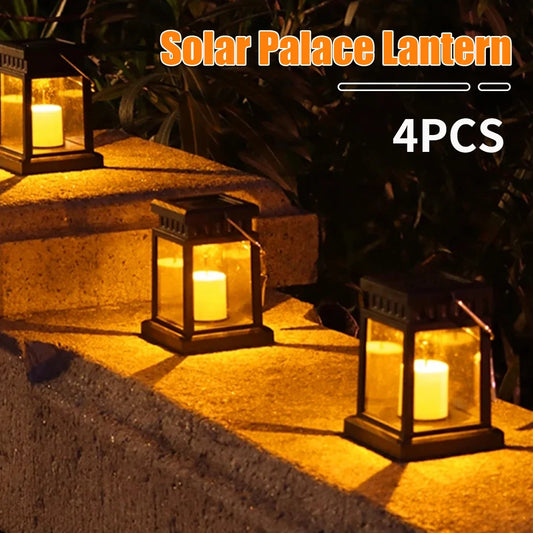 Solar Retro Palace Lantern Lights - jenshomeandgardendecor