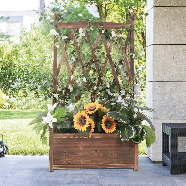 Wooden Raised Plant Vegetable Bed