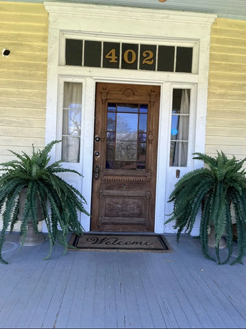 47” Boston Fern Large Artificial Bush Plant w/59 Leaves