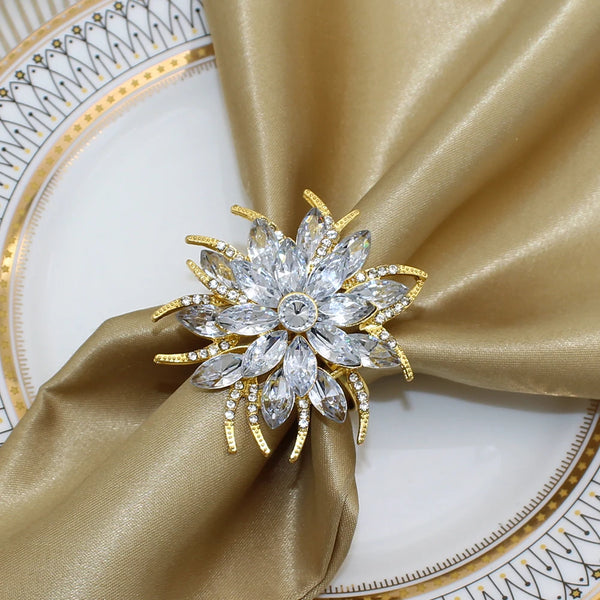 6Pcs Lotus Napkin Rings