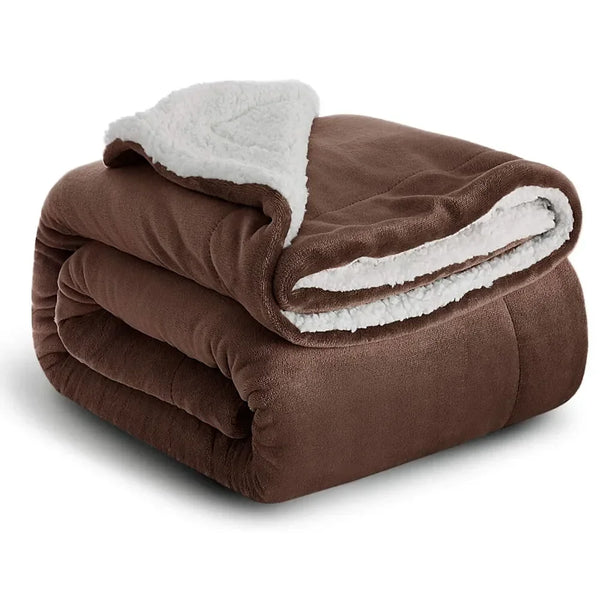 Large Sherpa Fleece Blanket