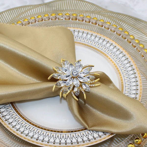 6Pcs Lotus Napkin Rings