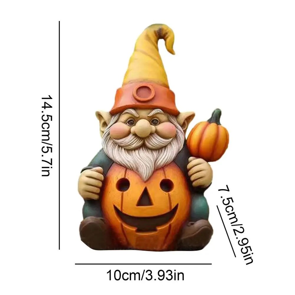 Fall Gnomes Statue - jenshomeandgardendecor