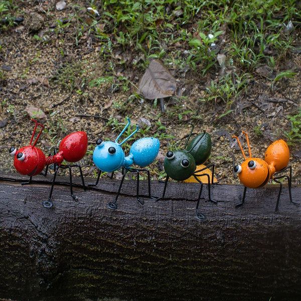 3D Metal Ants Garden Ornaments