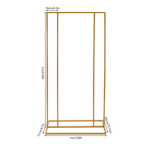 New 6.56ft Wedding Backdrop Stand Garden Metal Frame - jenshomeandgardendecor