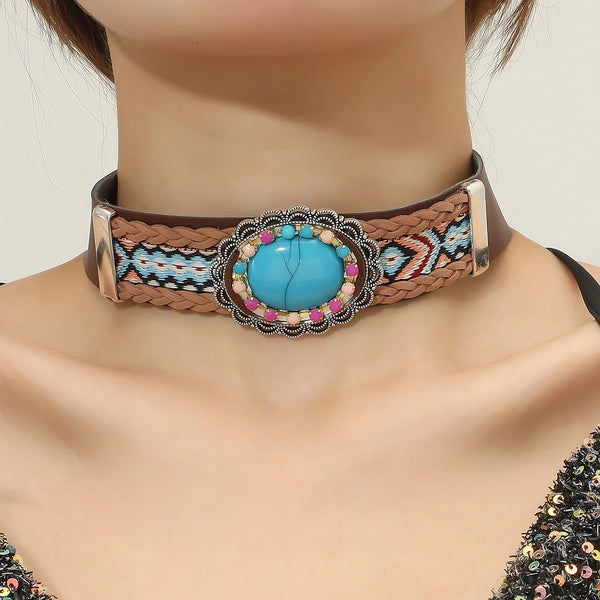 Ethnic Necklace Choker - jenshomeandgardendecor