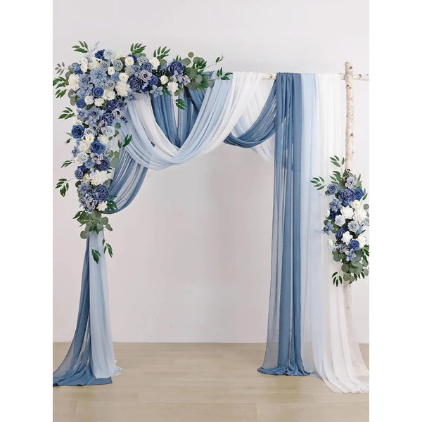 Wedding Arch Flowers Kit, 2pcs Hanging Flower Arrangement for Ceremony