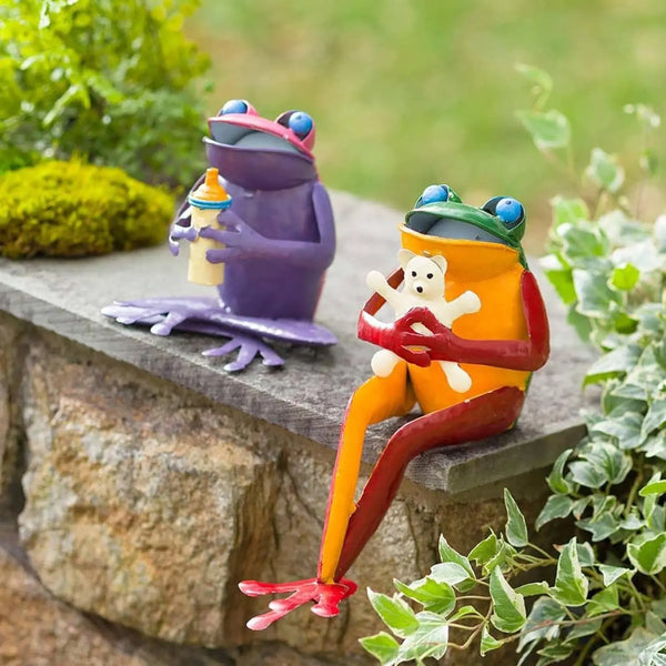 Garden Decoration Frog Family