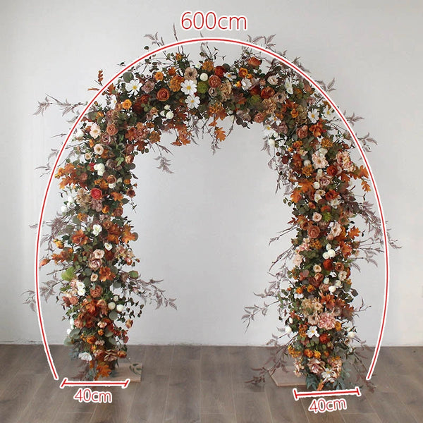 Artificial Rose Wedding Backdrop Floral  Arrangements