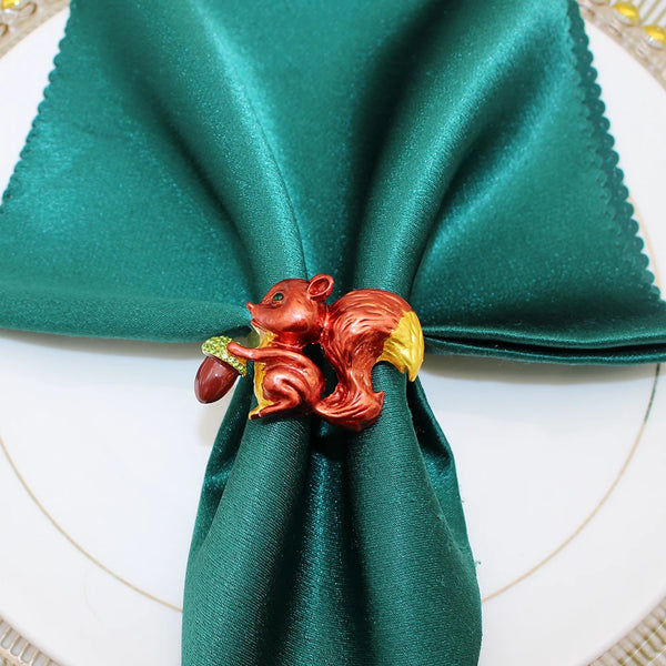 1Pcs Thanksgiving Fall Leaf Napkin Rings