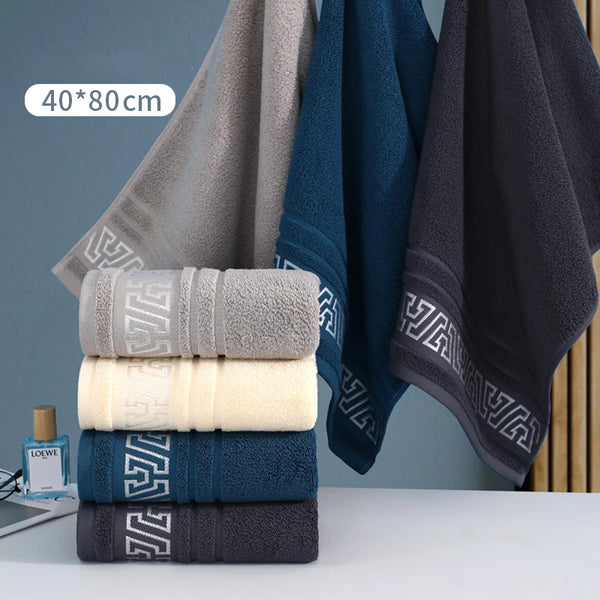 Large Thick Cotton Bath Towel Set 80*160, 40*80 cm, High Quality