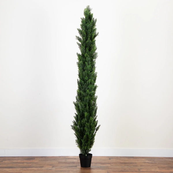 8' Topiary Cedar Pine Artificial Tree Home Decor UV (Indoor/Outdoor) .