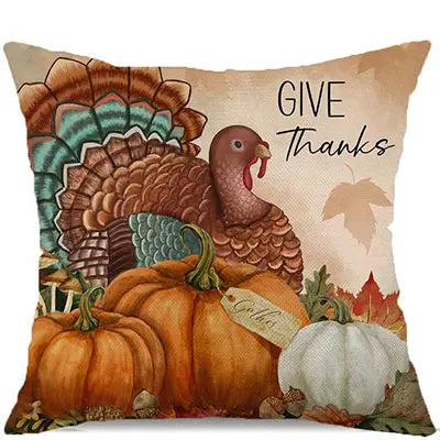 Thanksgiving Throw Pillow Cushion Covers