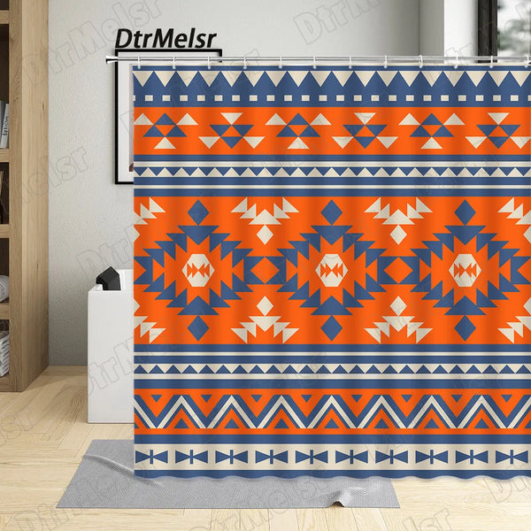 Creative Aztec Shower Curtains