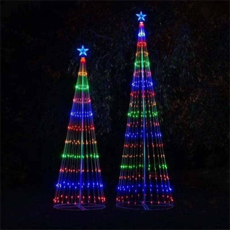 Animated Lightshow Cone Christmas Tree Led String Lights