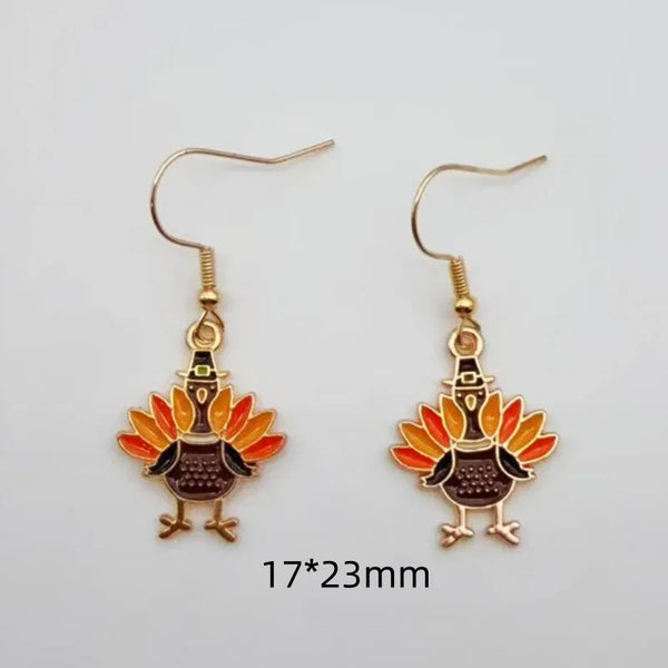 Thanksgiving Turkey Earrings