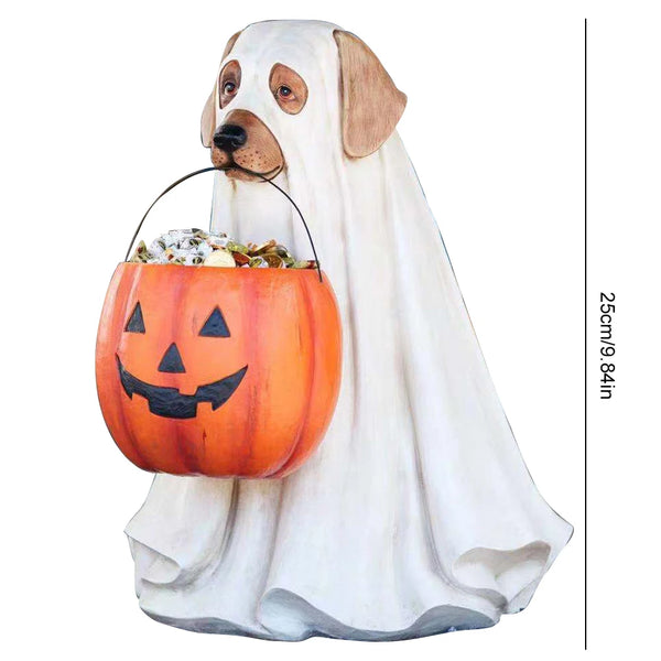 Dog Halloween Candy Container Holder