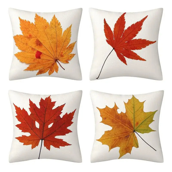 Autumn Pillow Covers 18x18 Elegant and Eye Catching Design for Bedding Decorations