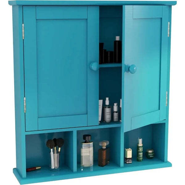 Turquoise Bathroom Cabinet - jenshomeandgardendecor