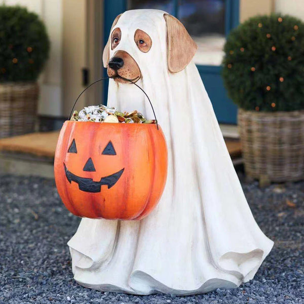 Dog Halloween Candy Container Holder