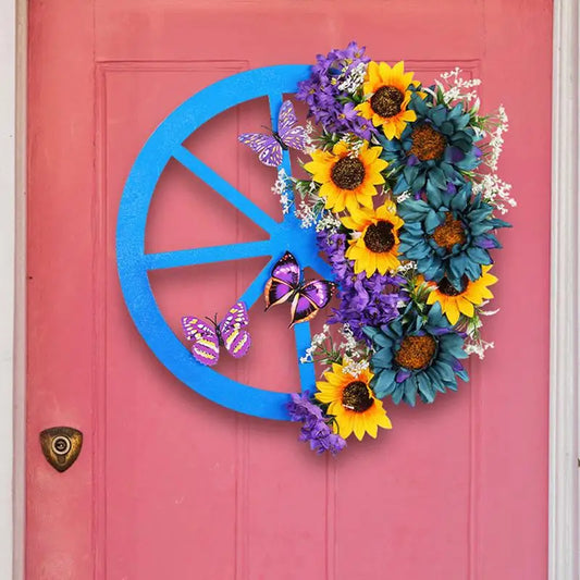 Sunflower Wreath for Front Door