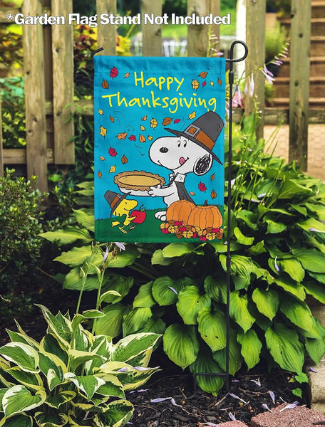 PEANUTS®, Happy Thanksgiving – Garden Flag ;, Officially Licensed PEANUTS®