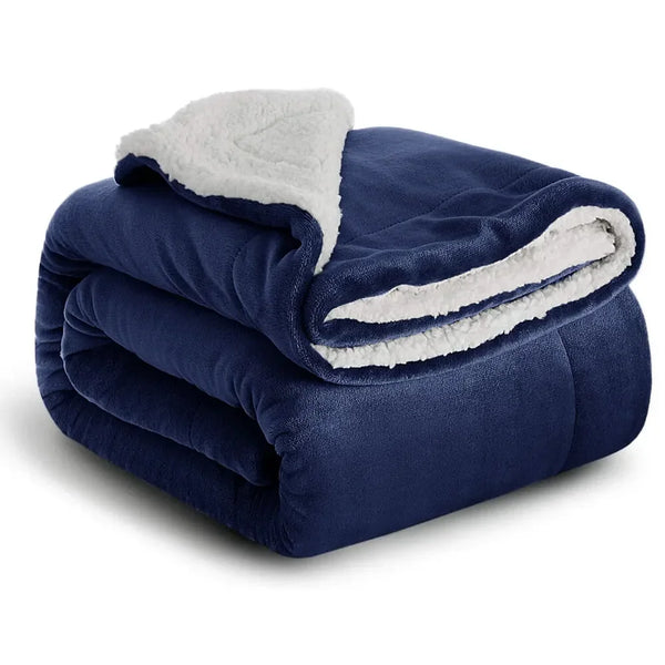 Large Sherpa Fleece Blanket