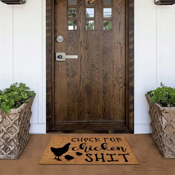 Chicken Doormat - jenshomeandgardendecor