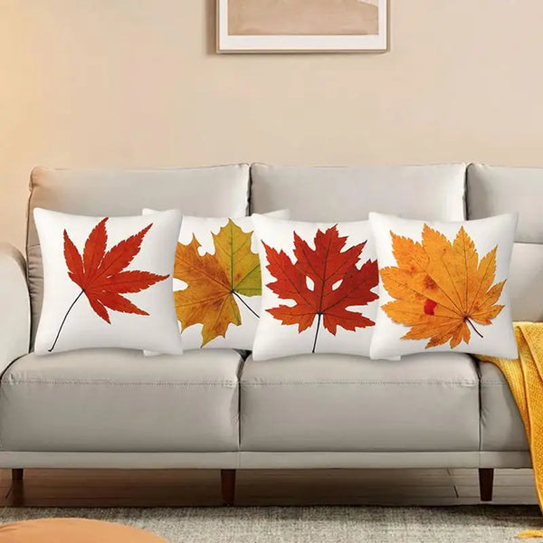 Autumn Pillow Covers 18x18 Elegant and Eye Catching Design for Bedding Decorations