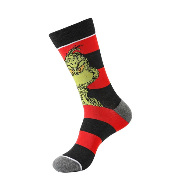 Grinch Christmas Socks