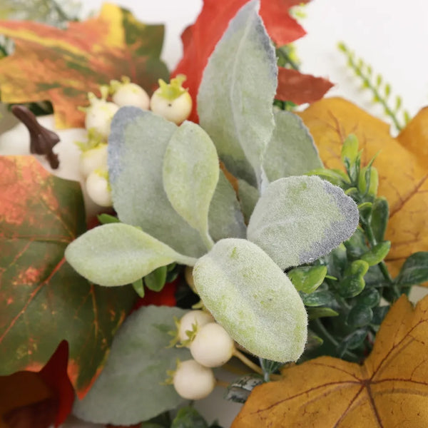 45cm Fall Wreaths for Front Door - jenshomeandgardendecor