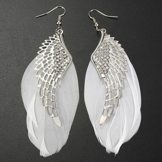 Angel Metal Wing Earrings