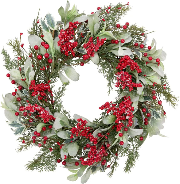 20 Inch Artificial Christmas Wreaths