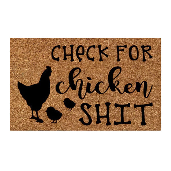 Chicken Doormat - jenshomeandgardendecor