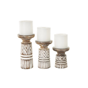 Candle Holders Set of 3 - jenshomeandgardendecor