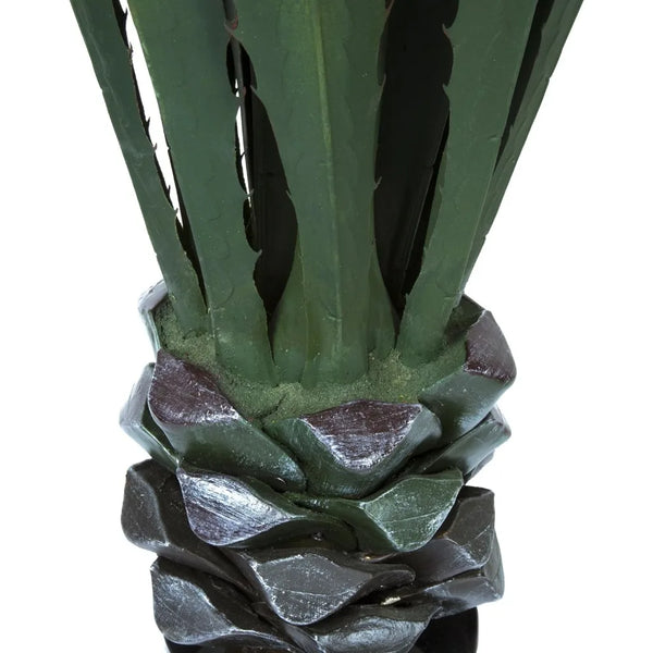 Giant Agave Plant - 52-Inch Faux Succulent with Pot - jenshomeandgardendecor