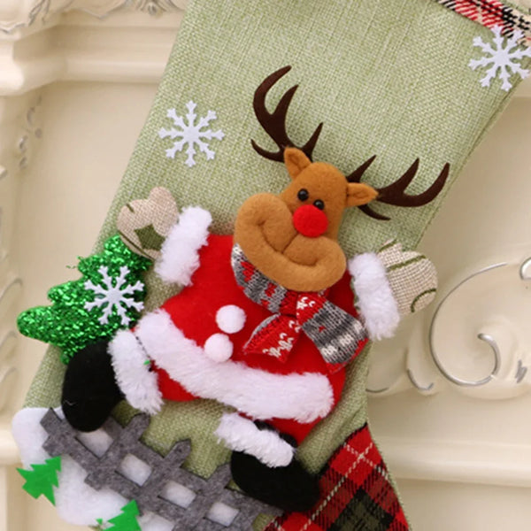 4Pcs Christmas Stockings Set