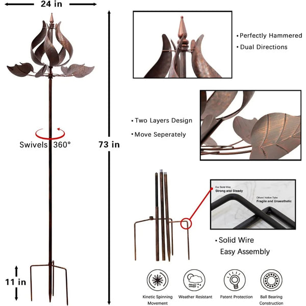 Tulip Wind Spinner