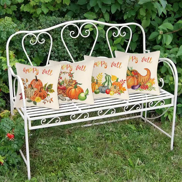 Fall Pillow Covers Set Of 4 18 X 18 Inch