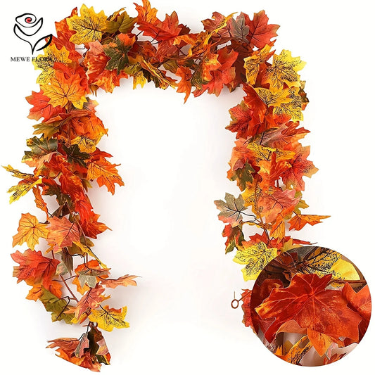 1pcs Artificial Maple Leaf Vine