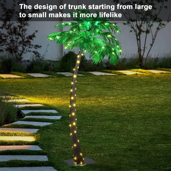 7 Feet Palm Tree with 96LED Lights - jenshomeandgardendecor